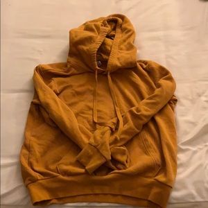 SMALL mustard yellow/orange hoodie